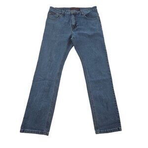 Harpia Jeana Men's 36 x 32 Medium Wash Straight Leg Classic Stretch Fit EUC